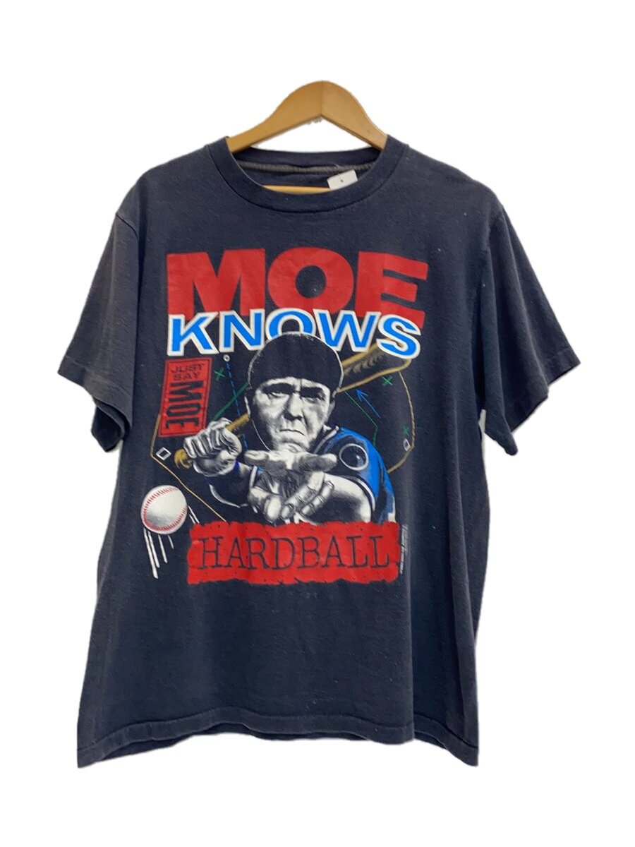 【中古】MOE KNOWS/The Three Stooges/引き舟手抜かり/プルオーバー/綿織物/BLK【メンズウェア】