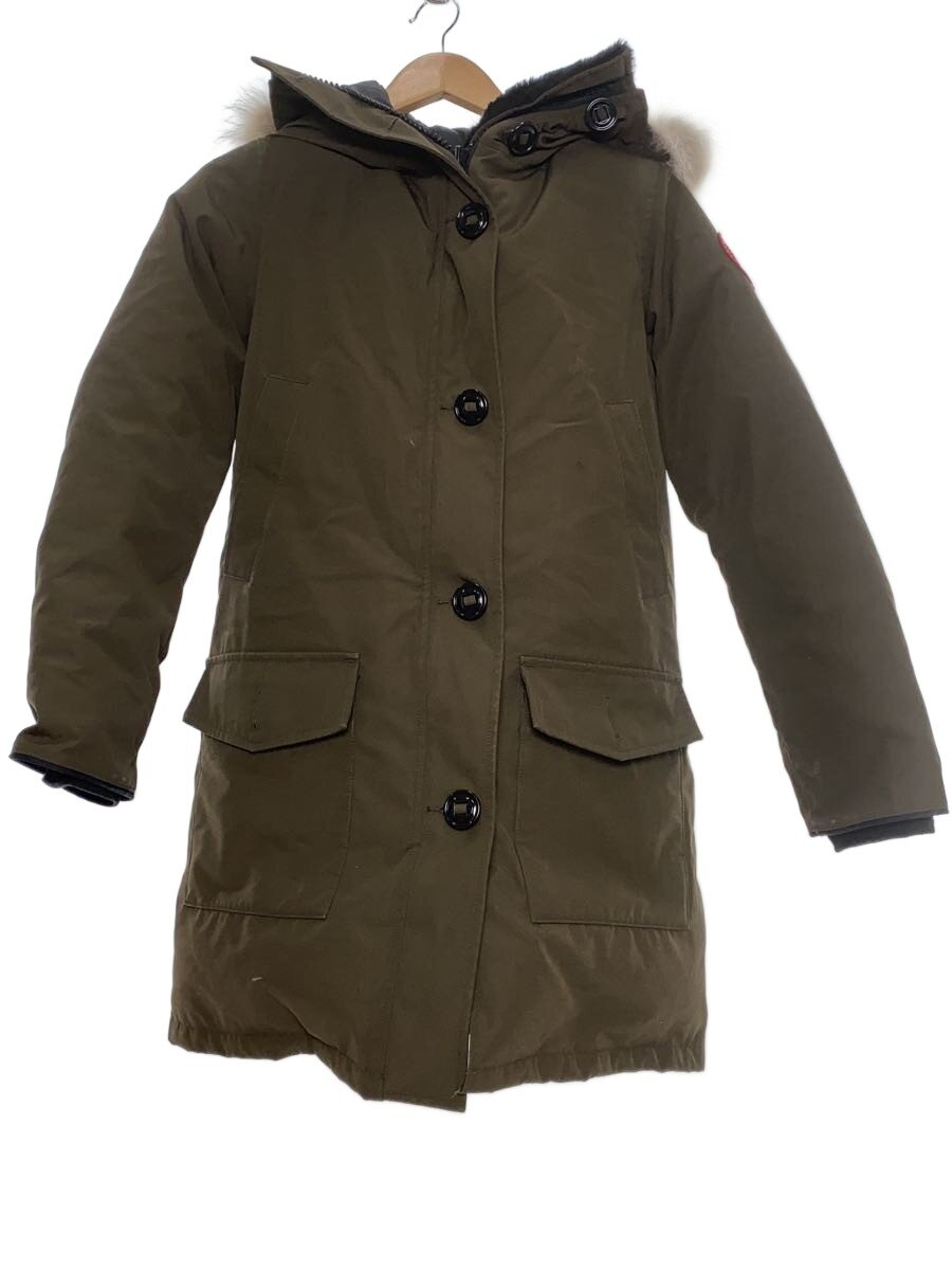 【中古】CANADA GOOSE◆ロングダウンジャケット/S/カーキ/2600JL R/ヨゴレ有/ダウンコート【レディースウェア】｜2ｎｄ STREET 店