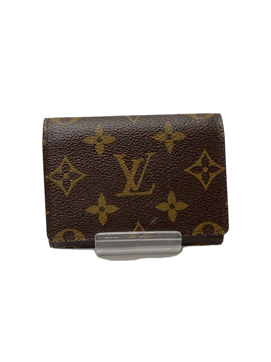 【中古】LOUIS VUITTON◆アンヴェロップ・カルトドゥヴィジット_モノグラム・キャンバス_BRW/PVC/BRW/メンズ【服飾雑貨他】|2nd STREET 店