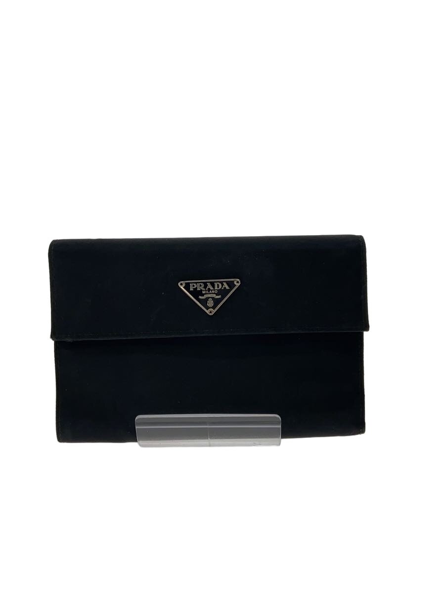 【中古】PRADA◆三角ロゴ/3つ折り財布/ナイロン/BLK/レディース【服飾雑貨他】｜2ｎｄ STREET 店