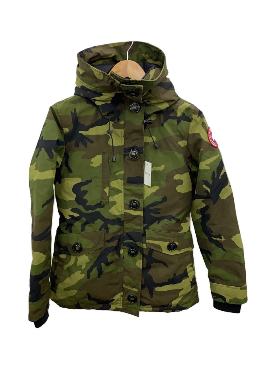 【中古】CANADA GOOSE◆RIDEAU PARKA/落ちこむ上衣/XS/ナイロン/KHK/合鴨フラ/12T-02103015【レディース御召しもの】
