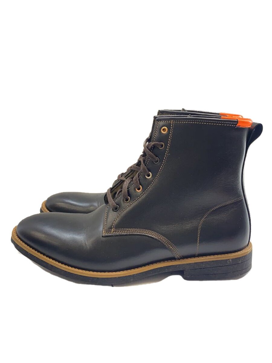 【中古】Paul Smith jeans◆HAITI BLACK VARENNE/ブーツ/UK8/BLK/453373【シューズ】