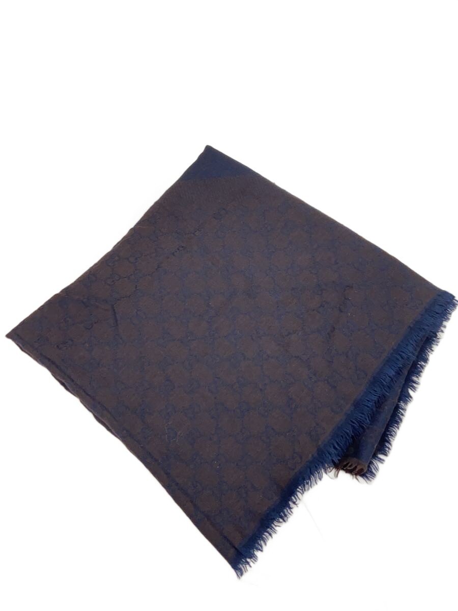 【中古】GUCCI◆袈裟/羊毛/NVY/レディース/281942 3G704 2068【服飾雑貨他】