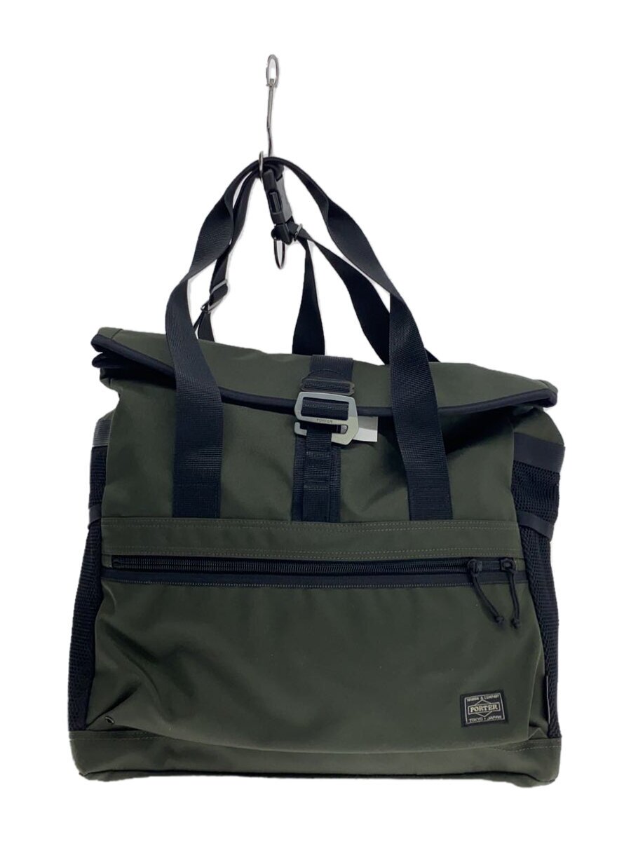 【中古】PORTER◆トートバッグ/--/カーキ【御徒面子】