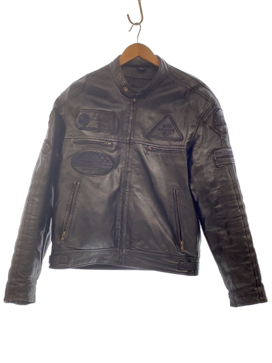 【中古】DEGNER◆スポーツウェアー/--/BLK/なめし革上衣/自動二輪車/洋革//【運動競技】