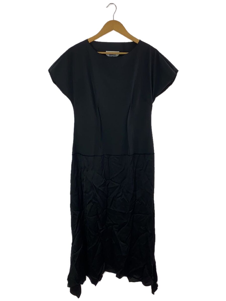 【中古】MM6◆不都合産業/裾ホツレ/半袖衣装/40/ポリエステル/BLK/S52CT0678【レディースお召しもの】