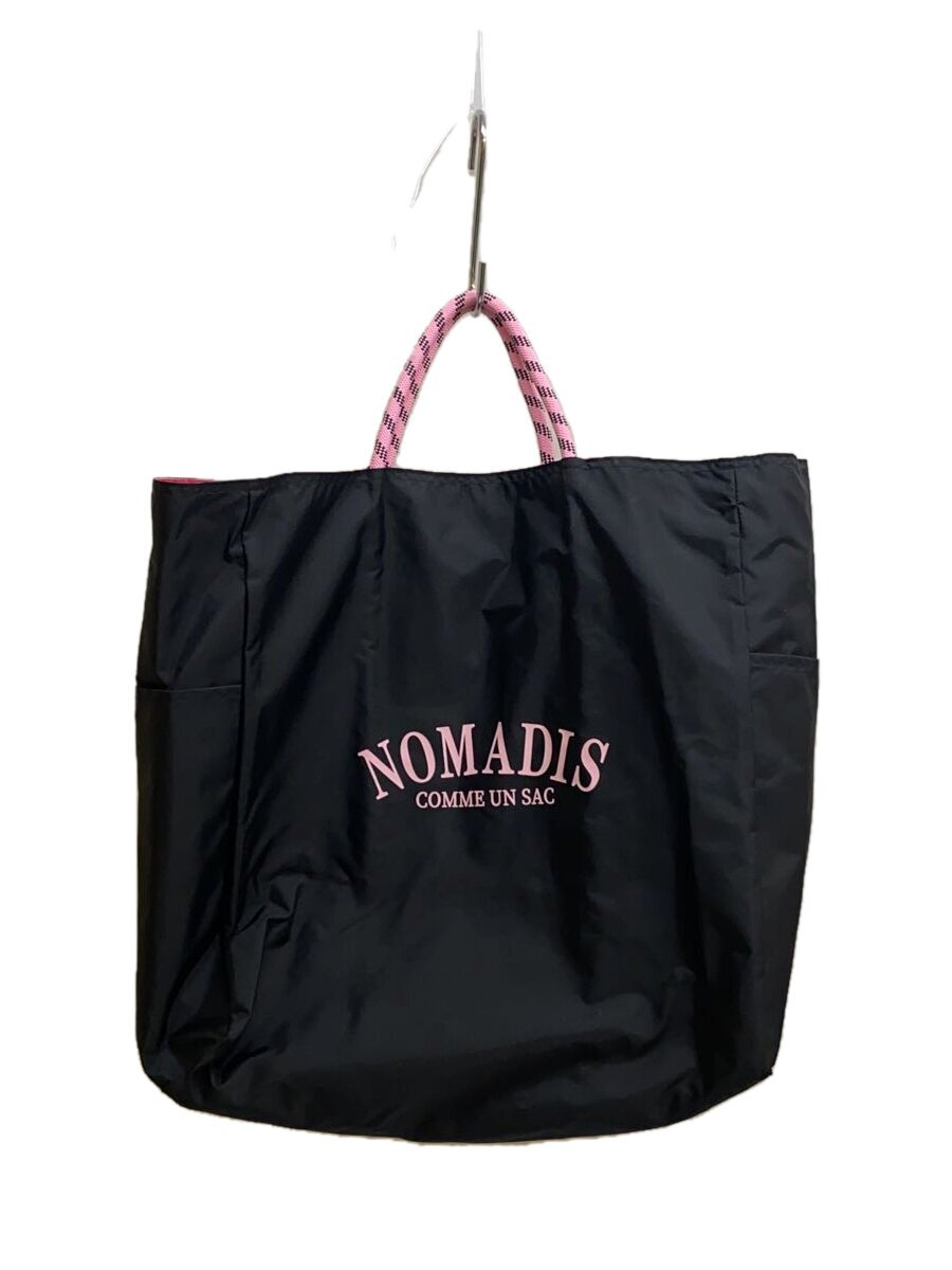 【中古】NOMADIS◆トートバッグ/ナイロン/BLK【御徒面子】