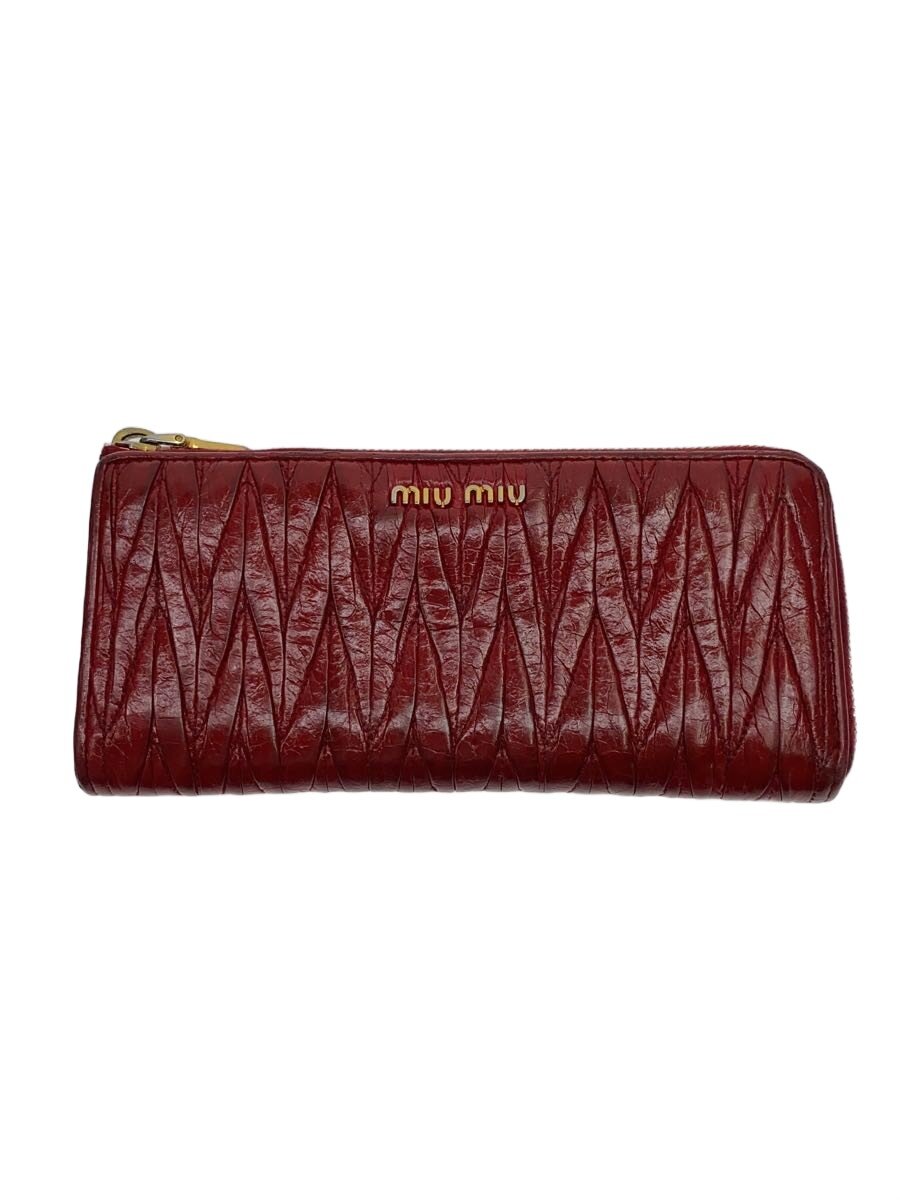 【中古】MIU MIU◆長財布/レザー/RED【服飾雑貨他】｜2ｎｄ STREET 店