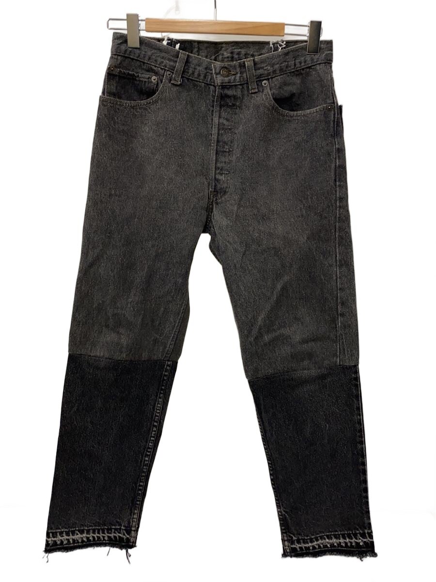 【中古】Levi’s◆下つ方/33/ジーンズ/黒いこと/無地/501-0658【メンズウェア】