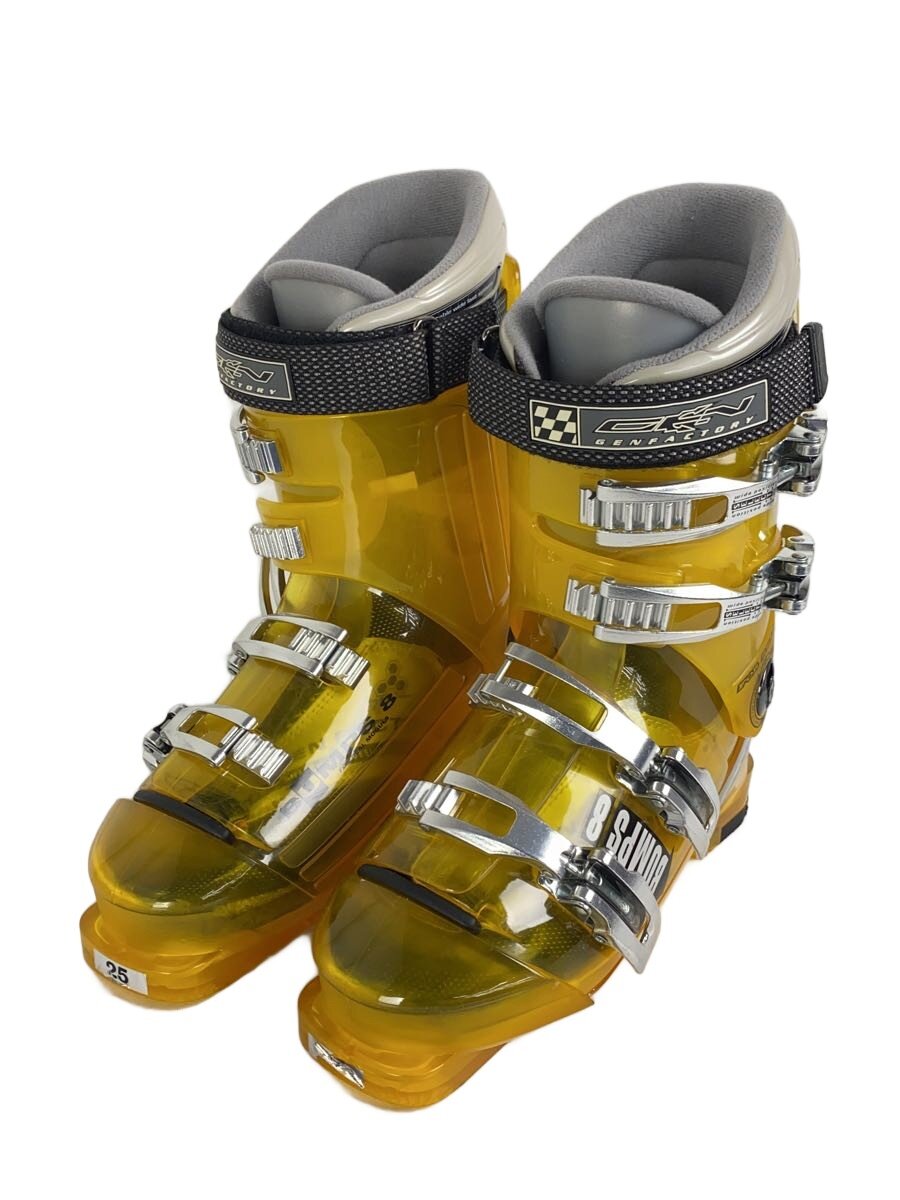 【中古】GEN◆bumps8/スキーブーツ/25cm/イエロー【スポーツ】