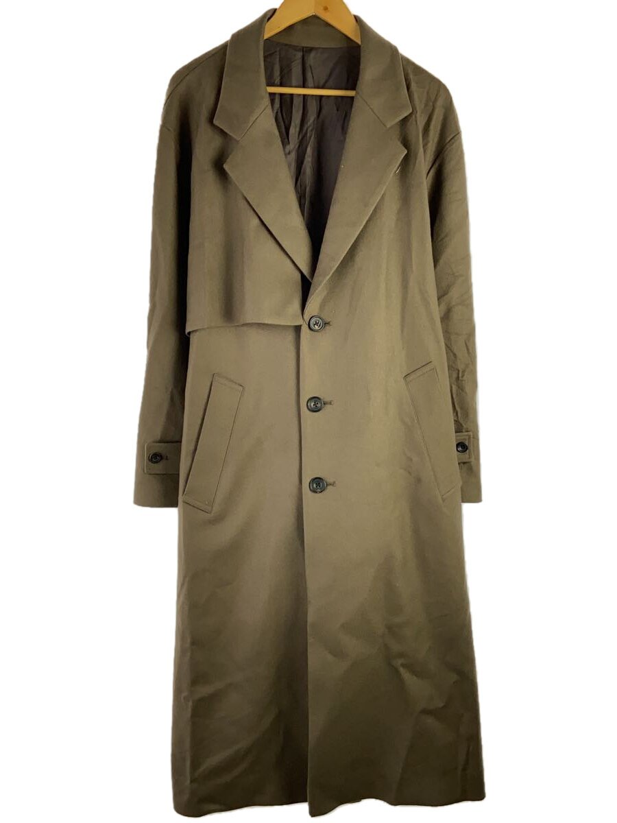 【中古】stein◆24AW/LAY CHESTER COAT/SSSTEIN/厚地の外套/S/羊毛/BRW/ST.910【メンズウェア】