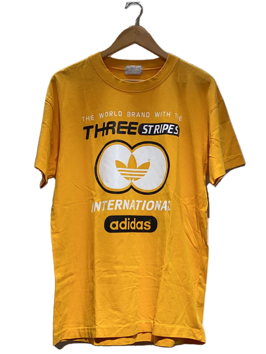 【中古】adidas◆プルオーバー/L/綿織物/YLW//【メンズウェア】