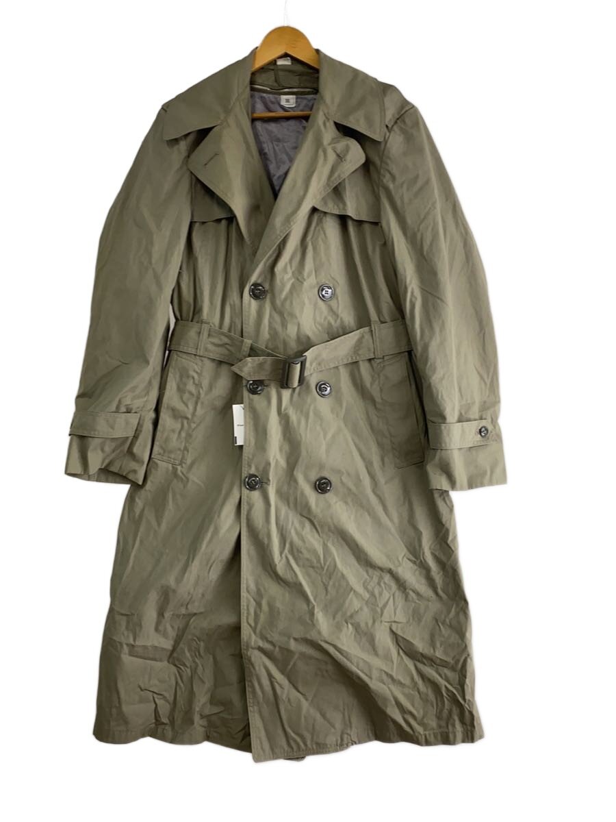 【中古】MILITARY◆トレンチコート/38/ポリエステル/KHK/8405-01-107-0241//【メンズウェア】