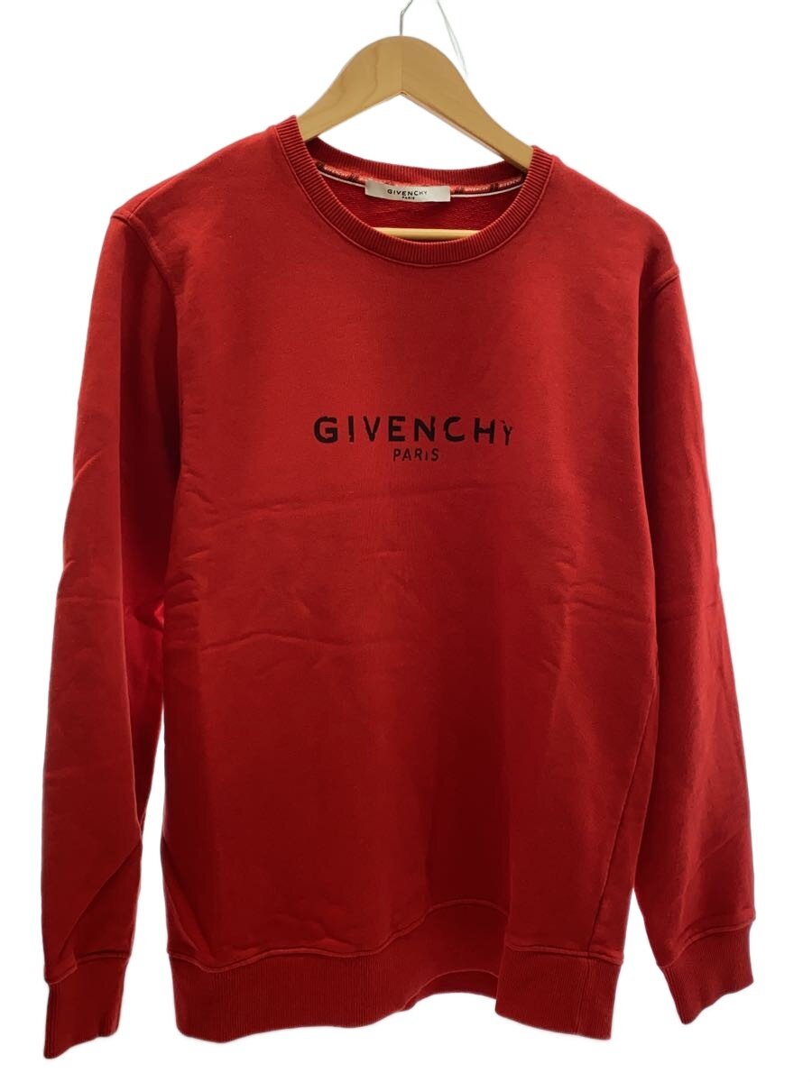 【中古】GIVENCHY◆ヴィンテージロゴプリント/汗水/S/綿織物/RED/BM700U30AF//【メンズウェア】