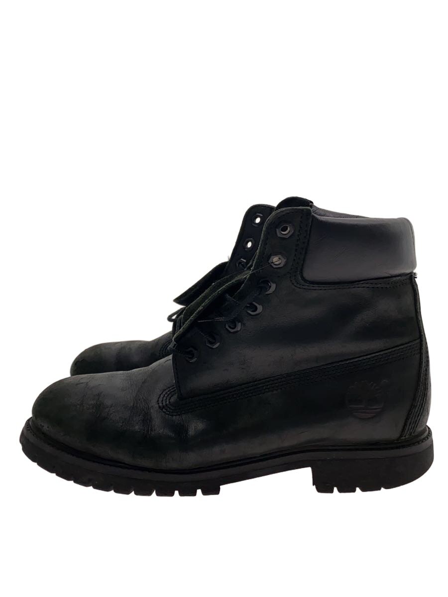 【中古】Timberland◆PREMIUM WATERPROOF/ブーツ/28.5糎/BLK/剥がれ/キズ/型崩れ有//【シューズ】