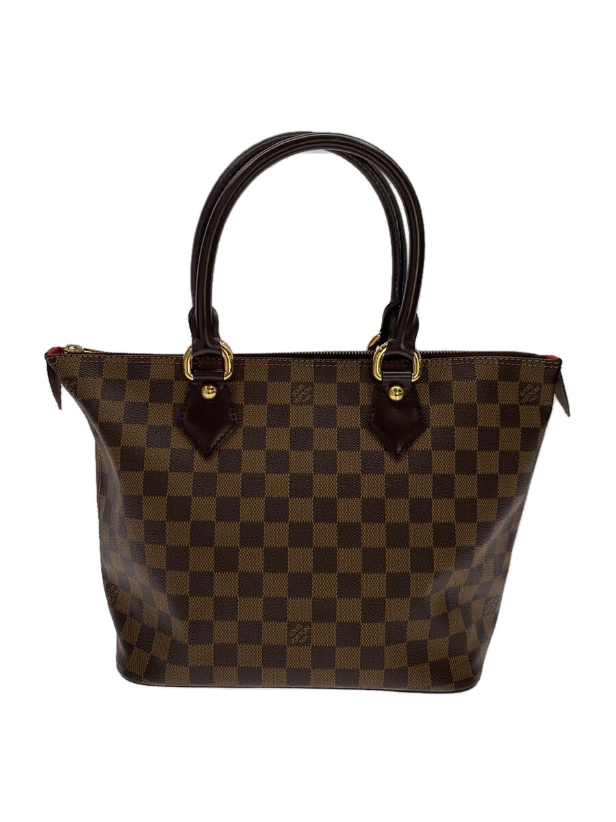 【中古】LOUIS VUITTON◆サレヤPM/ダミエ・エベヌ/トートバッグ/N51183/PVC/BRW/チェック/LV/ロゴ【バッグ】|2nd STREET 店