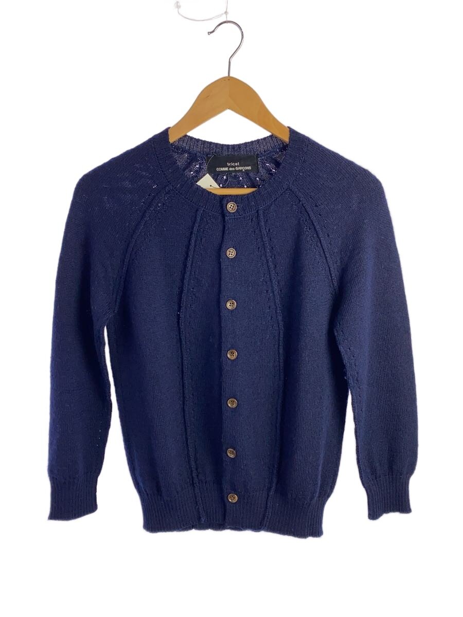 【中古】tricot COMME des GARCONS◆ジレー(薄っぺら)/--/羊毛/NVY/TD-N004【メンズウェア】