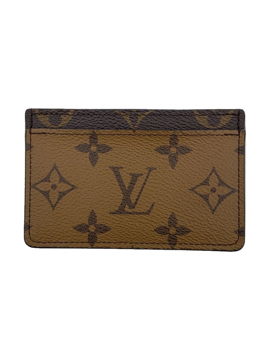 【中古】LOUIS VUITTON◆歌留多容れもの/なめし革/BRW/総柄/レディース/M69161【服飾雑貨他】