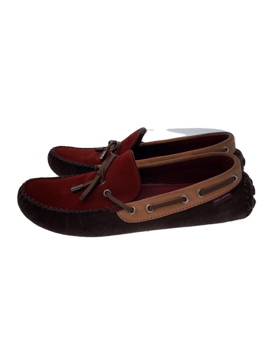 【中古】LOUIS VUITTON◆カーシュー_アリゾナ・生産ライン_RED/UK9/RED【シューズ】
