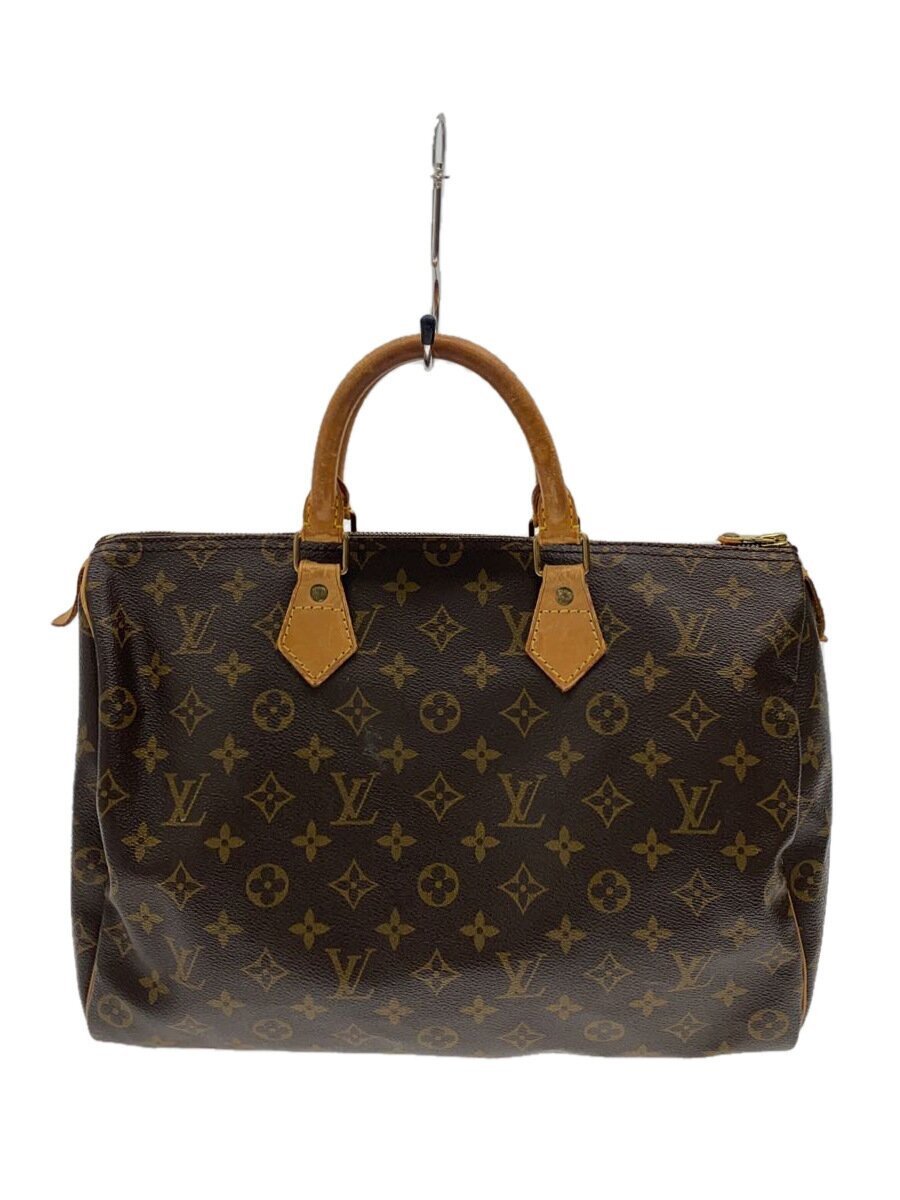 【中古】LOUIS VUITTON◆2)スピーディ30_モノグラム・帆布_BRW/PVC/BRW【御徒面子】
