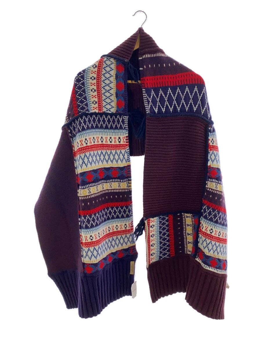 【中古】BURBERRY◆フリンジマフラー/えり巻き/羊毛/マルチ色つや/レディース//【服飾雑貨他】