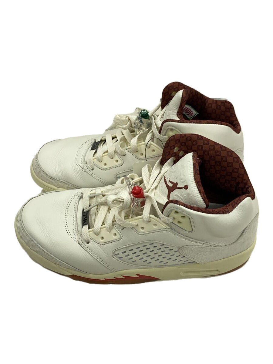 【中古】NIKE◆大気圏 ジョーダン 5/27.5糎/WHT【シューズ】