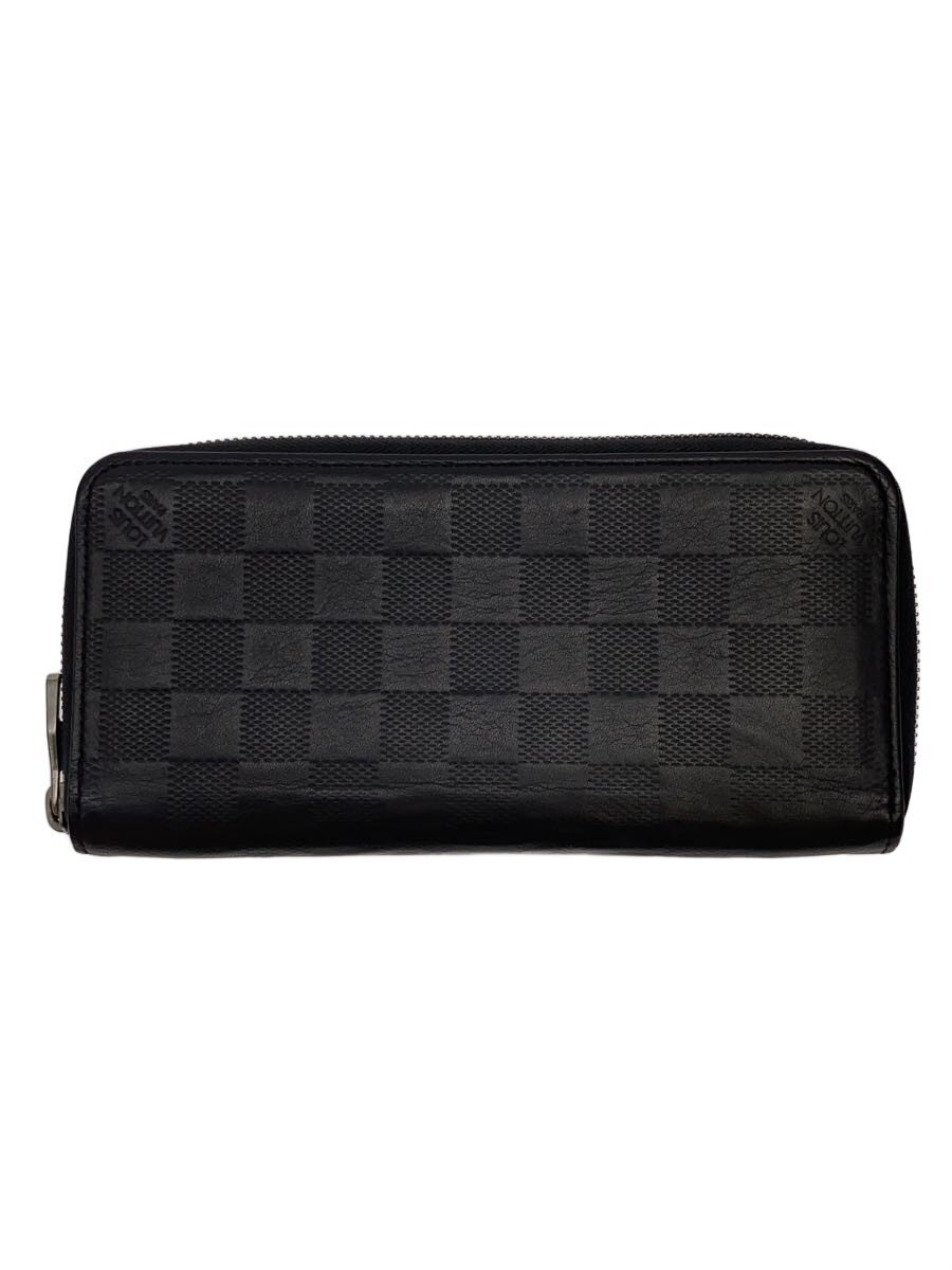 【中古】LOUIS VUITTON◆ジッピー・ウォレット・ヴェルティカル_ダミエ・アンフィニ/レザー/BLK/総柄/メンズ【服飾雑貨他】｜2ｎｄ STREET 店