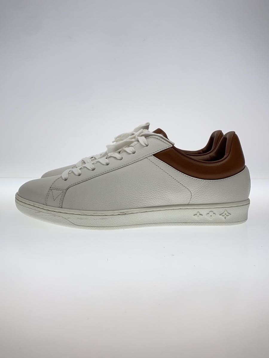【中古】LOUIS VUITTON◆ローカットスニーカー/UK7/WHT【シューズ】