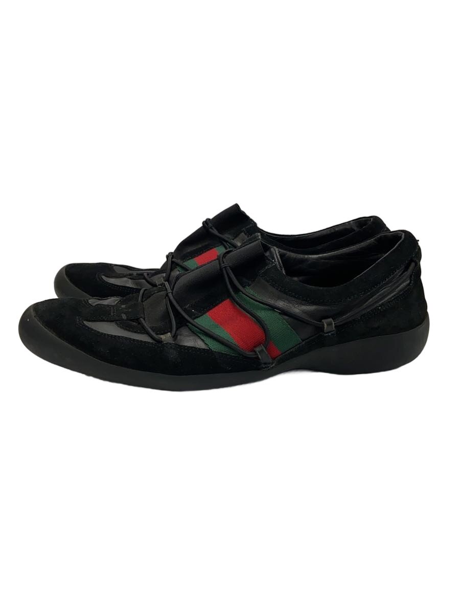【中古】GUCCI◆ローカットスニーカー/41/BLK/114483【シューズ】