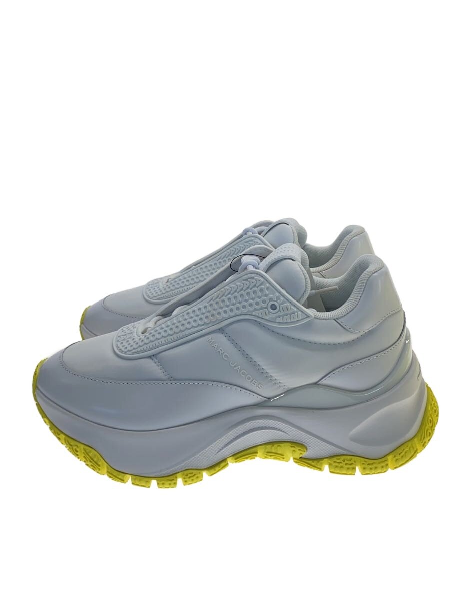 【中古】MARC JACOBS◆THE LAZY RUNNER/ハイカットスニーカー/37/WHT/2F3FSN001F08【シューズ】
