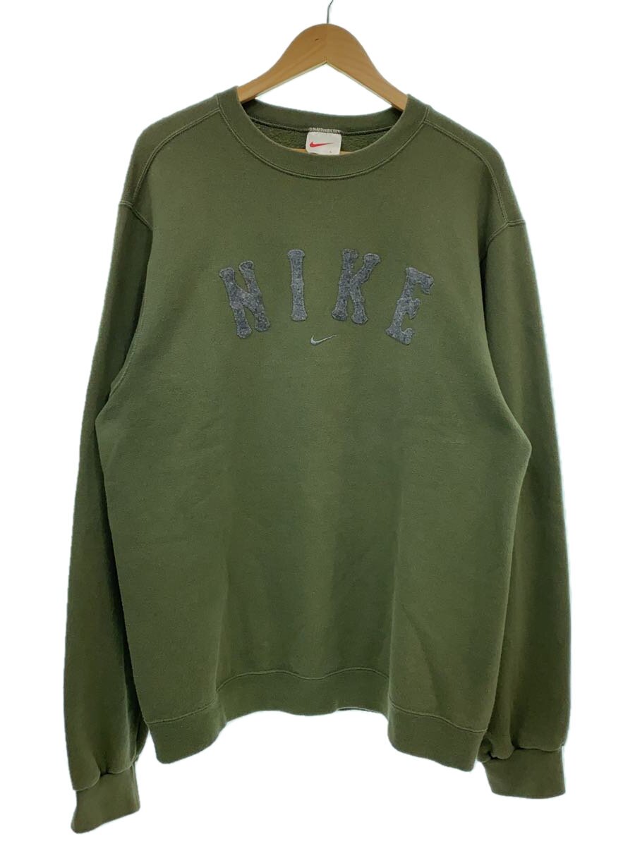 【中古】NIKE◆汗水/L/ポリエステル/KHK【メンズウェア】