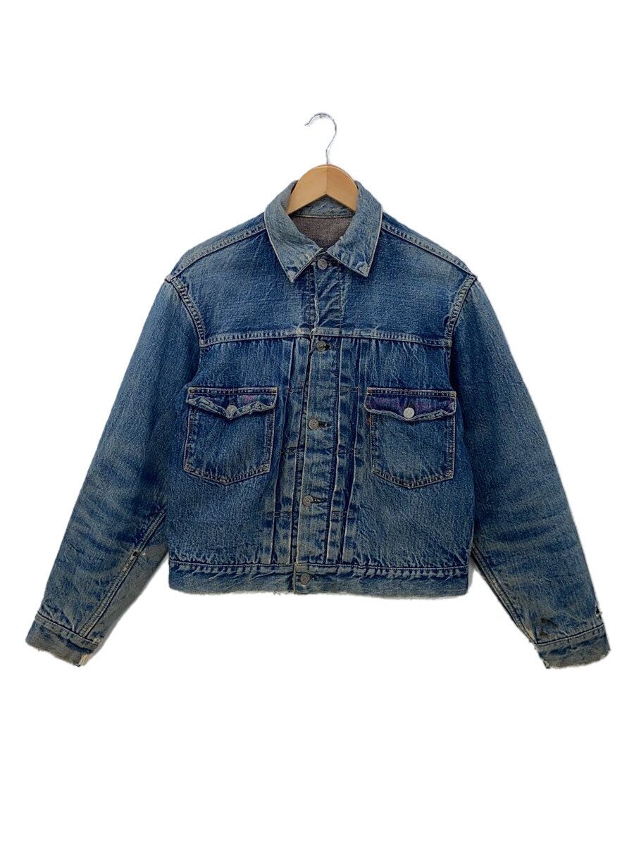 【中古】Levi’s◆VT/50s/XX/517/2nd/ハギ付/Gジャン/40/ジーンズ/IDG/不都合有/取り繕い有【メンズウェア】