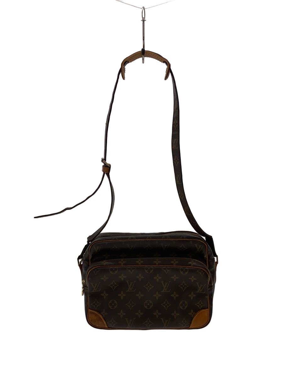【中古】LOUIS VUITTON◆ナイル_モノグラム・帆布/PVC/BRW【御徒面子】