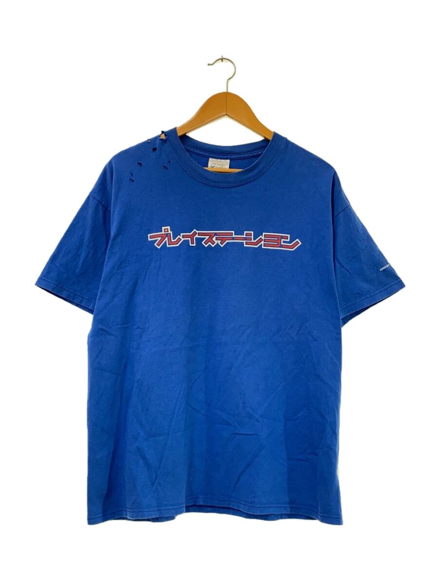 【中古】プルオーバー/L/綿織物/BLU【メンズウェア】