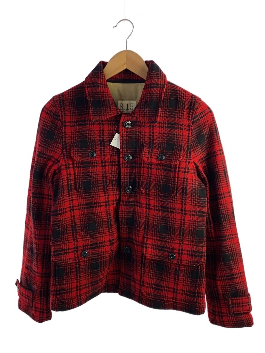 【中古】8.15 august fifteenth/上衣/S/羊毛/RED/照合のしるし【メンズウェア】