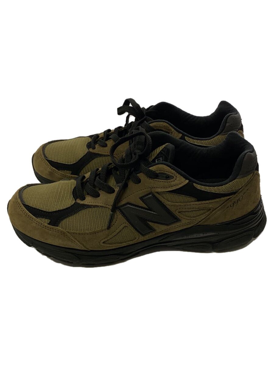 【中古】NEW BALANCE◆M990/カーキ/29.5糎/KHK/スウェード//【シューズ】