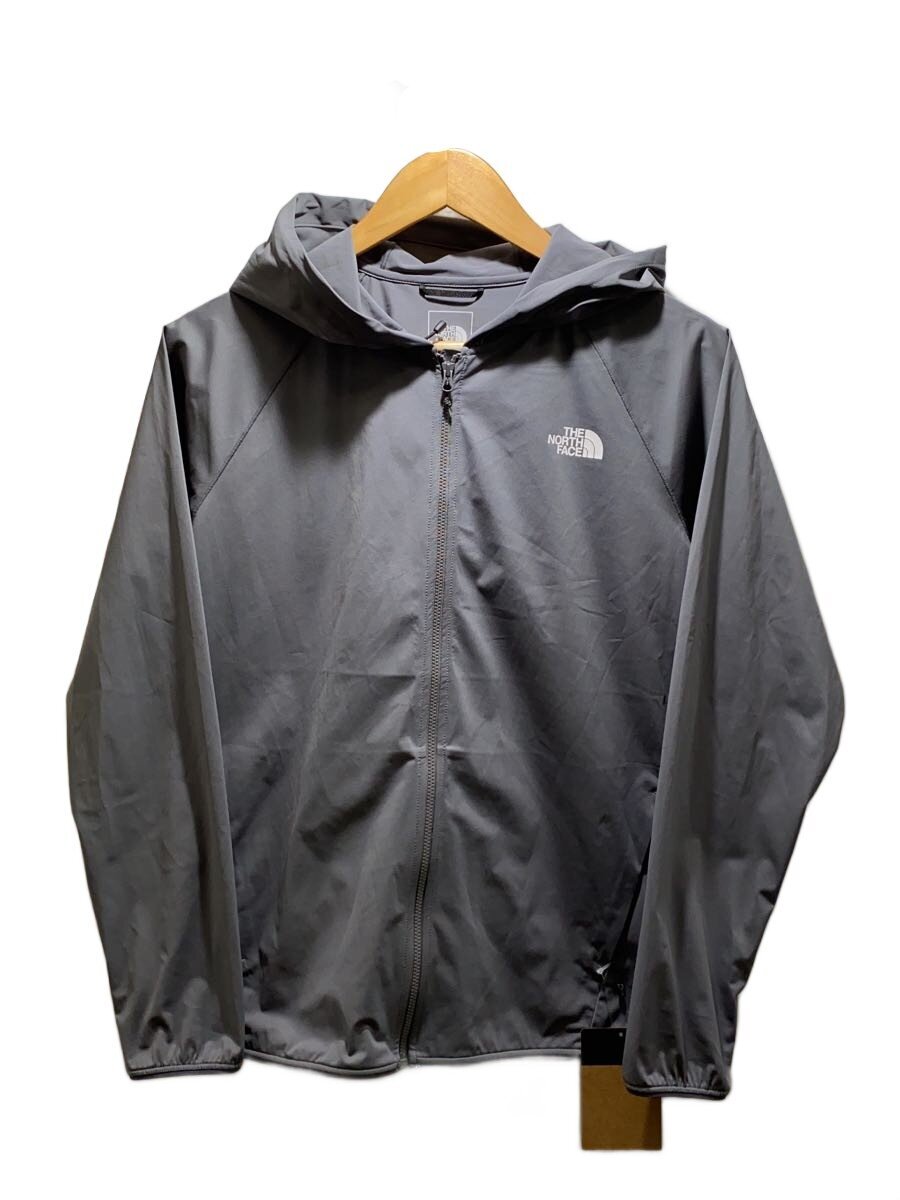 【中古】THE NORTH FACE◆SUNSHADE FULL ZIP HOODIE_サンシェイドフルジップフーディ/L/ポリエステル/GRY///【レディースお召しもの】