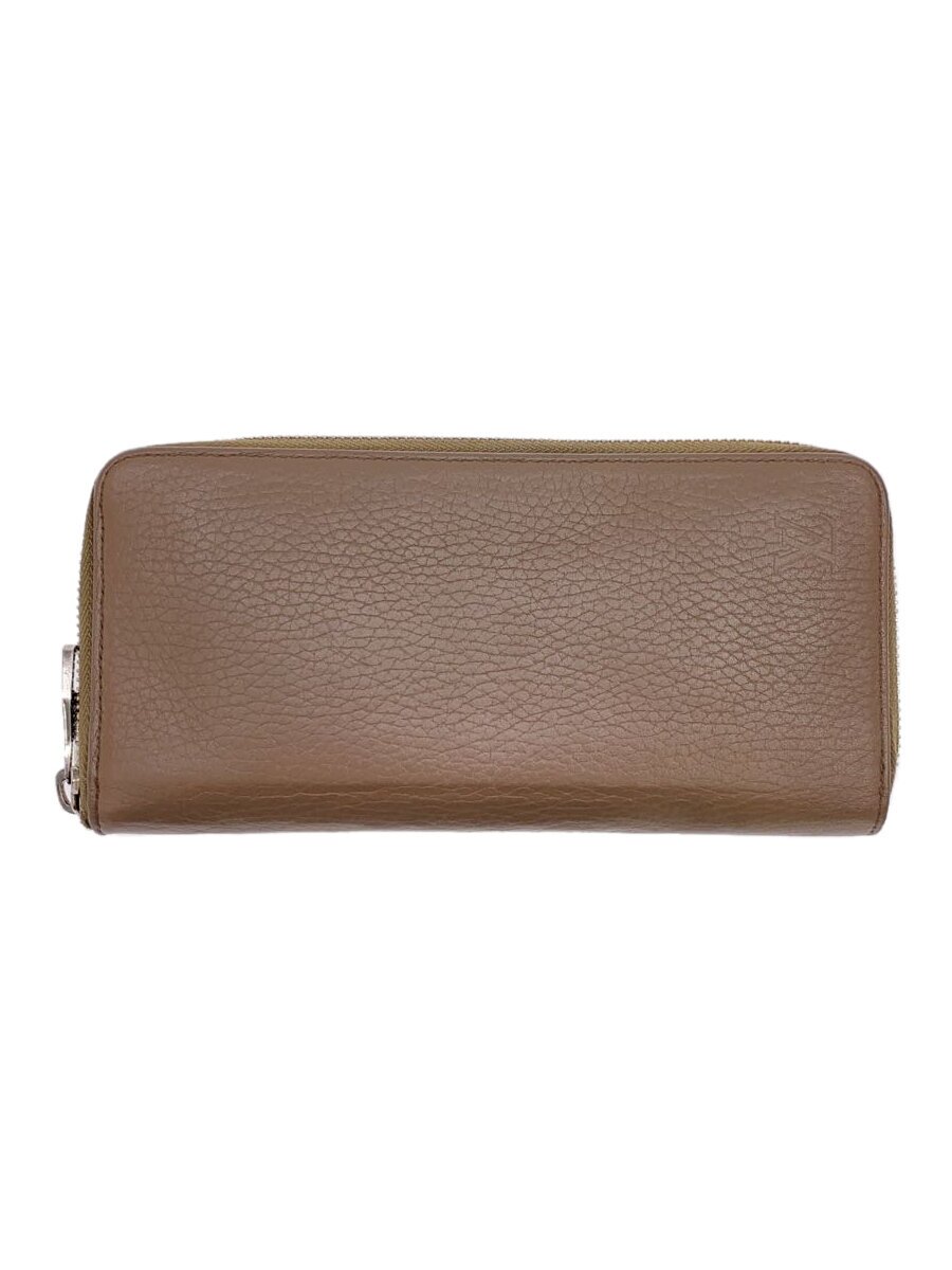 【中古】LOUIS VUITTON◆ジッピー・ウォレット・ヴェルティカル_キュイール・トリヨン_BRW/牛皮/赤銅色/メンズ/かしら文字入【服飾雑貨他】