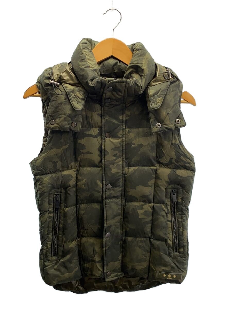 【中古】TATRAS◆ダウンベスト/1/ナイロン/GRN/カモフラ/MTA15A4241//【メンズウェア】｜2ｎｄ STREET 店