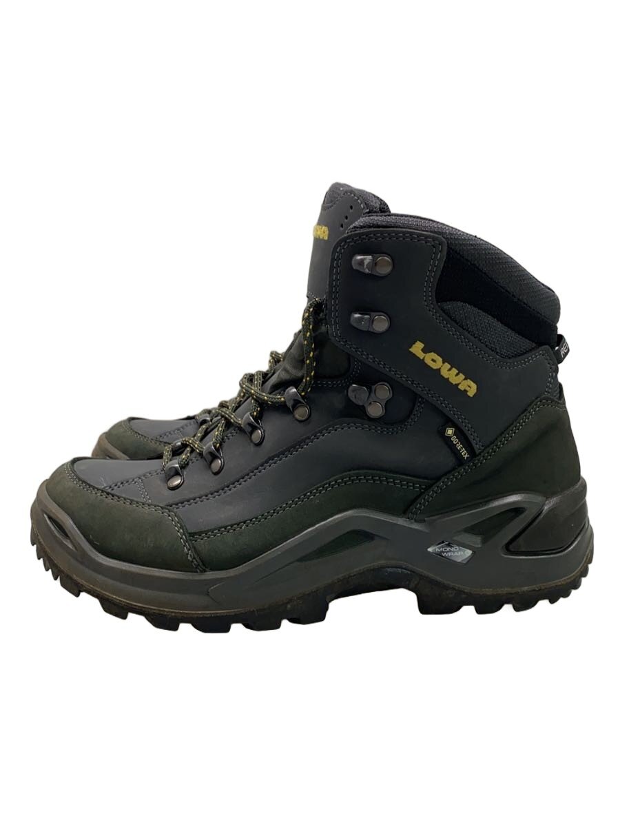 【中古】LOWA◆RENEGADE-X GTX MID/ブーツ/25.5珊/BLK【シューズ】