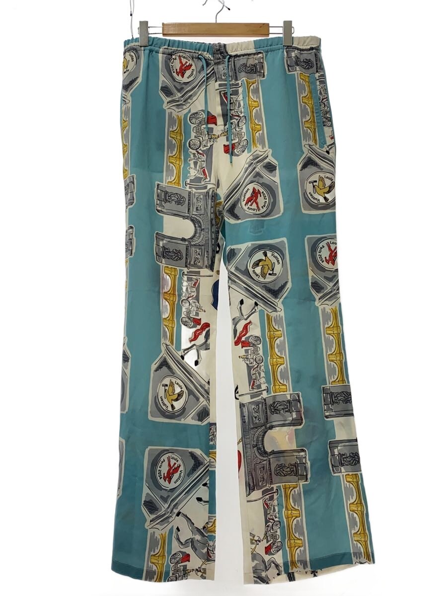 【中古】LOUIS VUITTON◆19AW/プリンテッド パジャマパンツ/ボトム/44/シルク/BLU/総柄/VCCM04【メンズウェア】｜2ｎｄ STREET 店