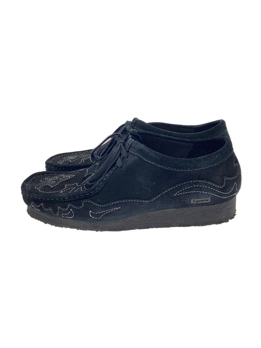 【中古】Supreme◆23SS/Wallabee/チャッカブーツ/シューズ/26.5糎/BLK/スウェード【シューズ】