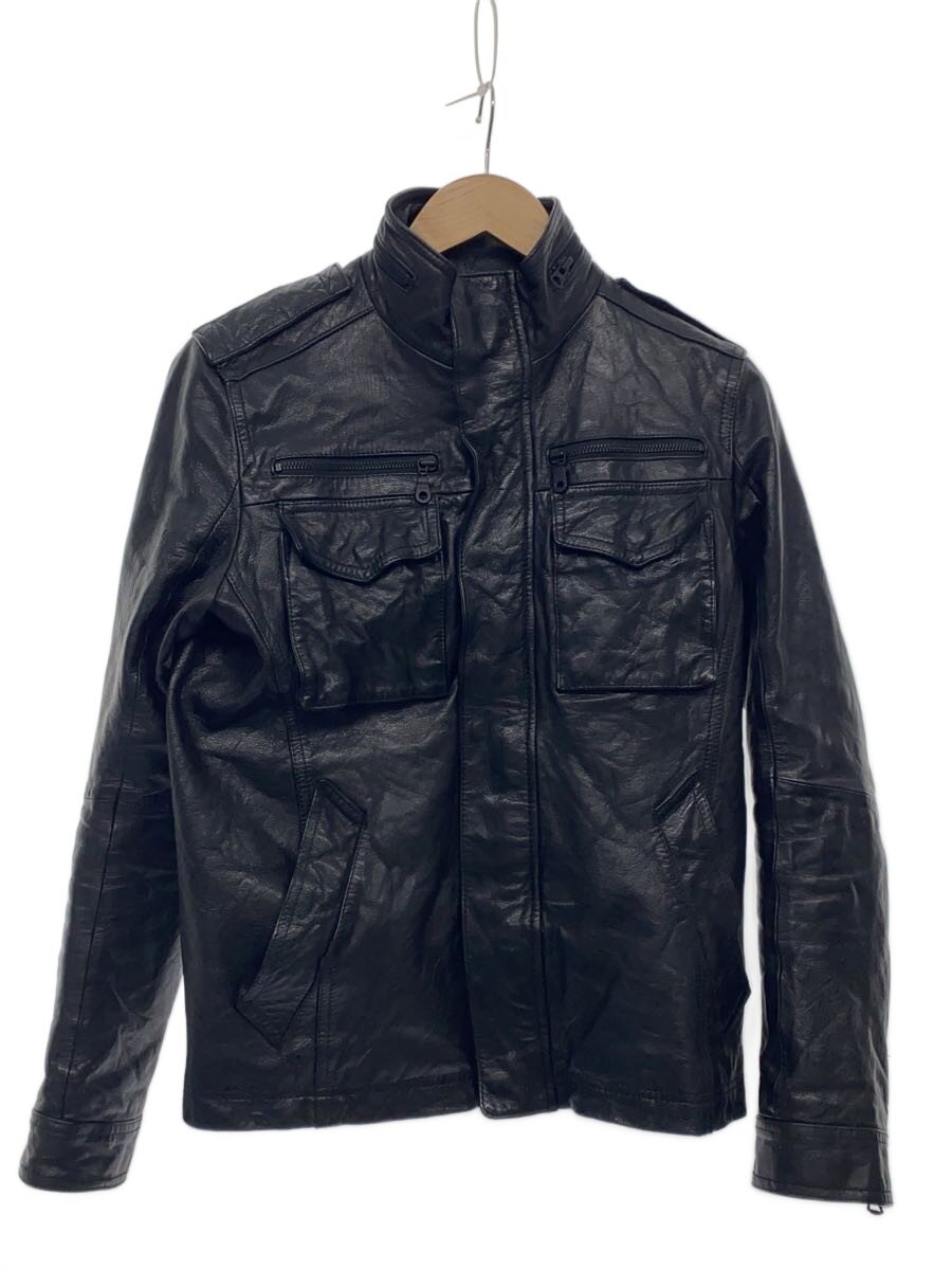 【中古】RattleTrap◆レザージャケット・ブルゾン/2/山羊革/BLK/M0573LJM521【メンズウェア】|2nd STREET 店