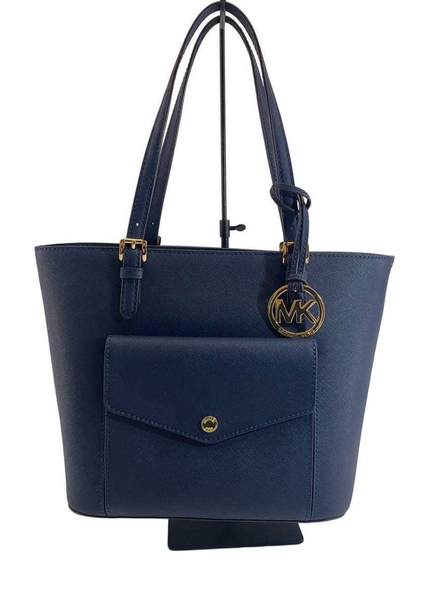 【中古】MICHAEL KORS◆御徒面子/なめし革/NVY/30H4GTTT2L【御徒面子】