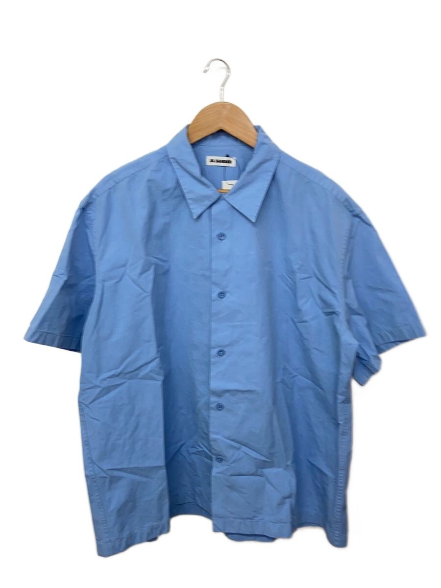 【中古】JIL SANDER◆半袖プルオーバー/42/綿織物/BLU/J22DL0112 J45002【メンズウェア】