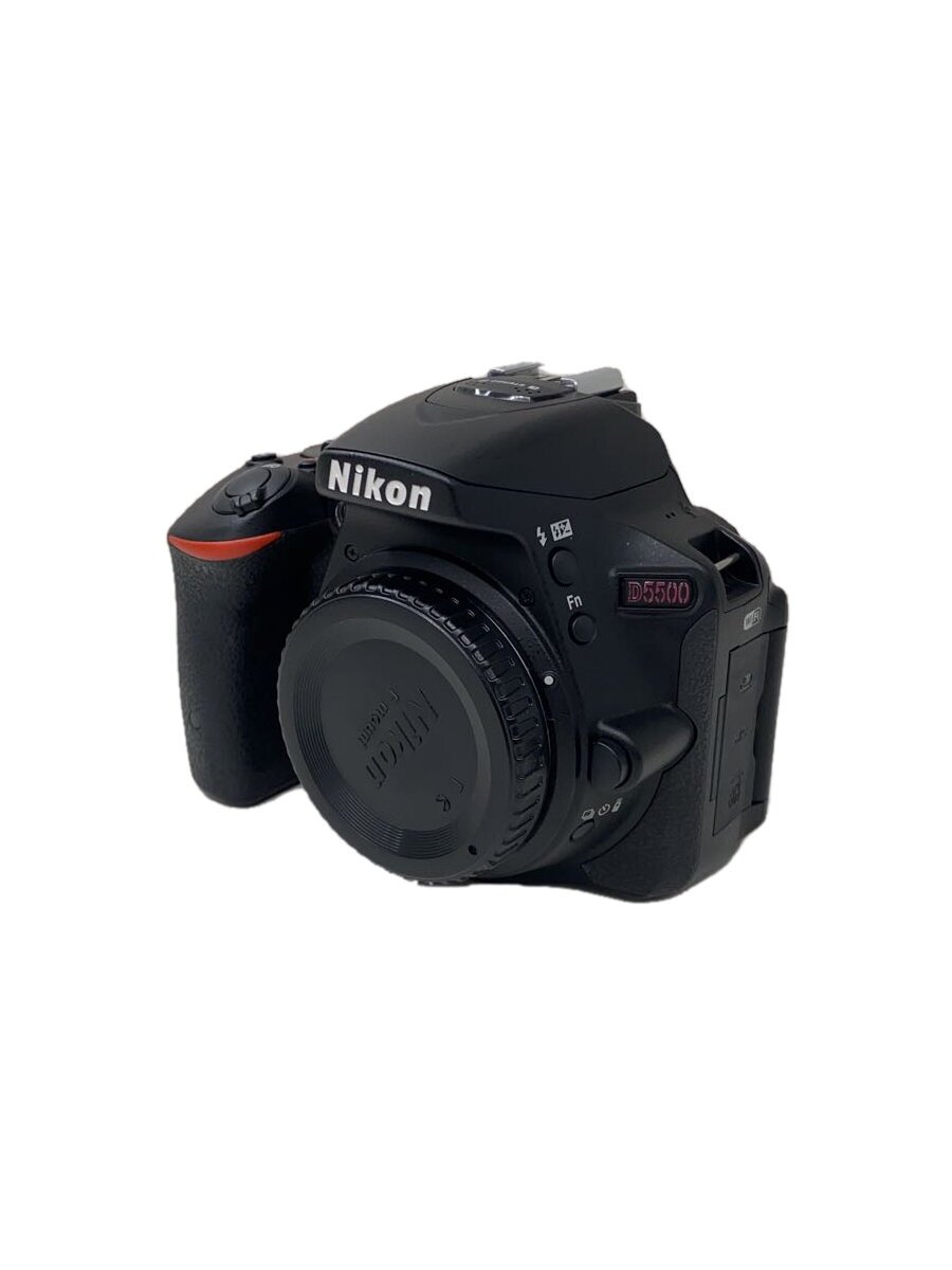 【中古】Nikon◆デジタル一眼カメラ D5500 ダブルズームキット [ブラック]【カメラ】