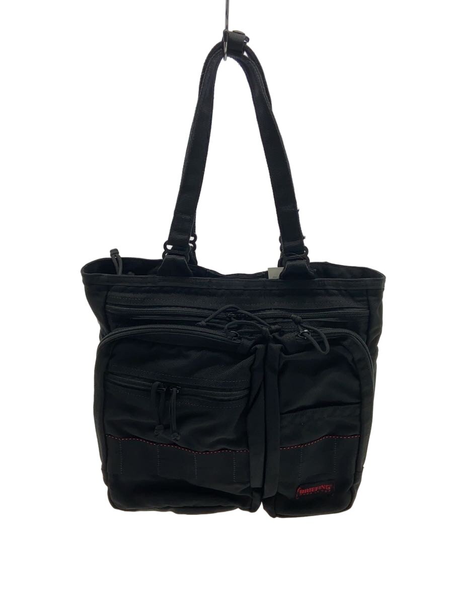 【中古】BRIEFING◆BS TOTE TALL/トートバッグ/--/BLK【御徒面子】