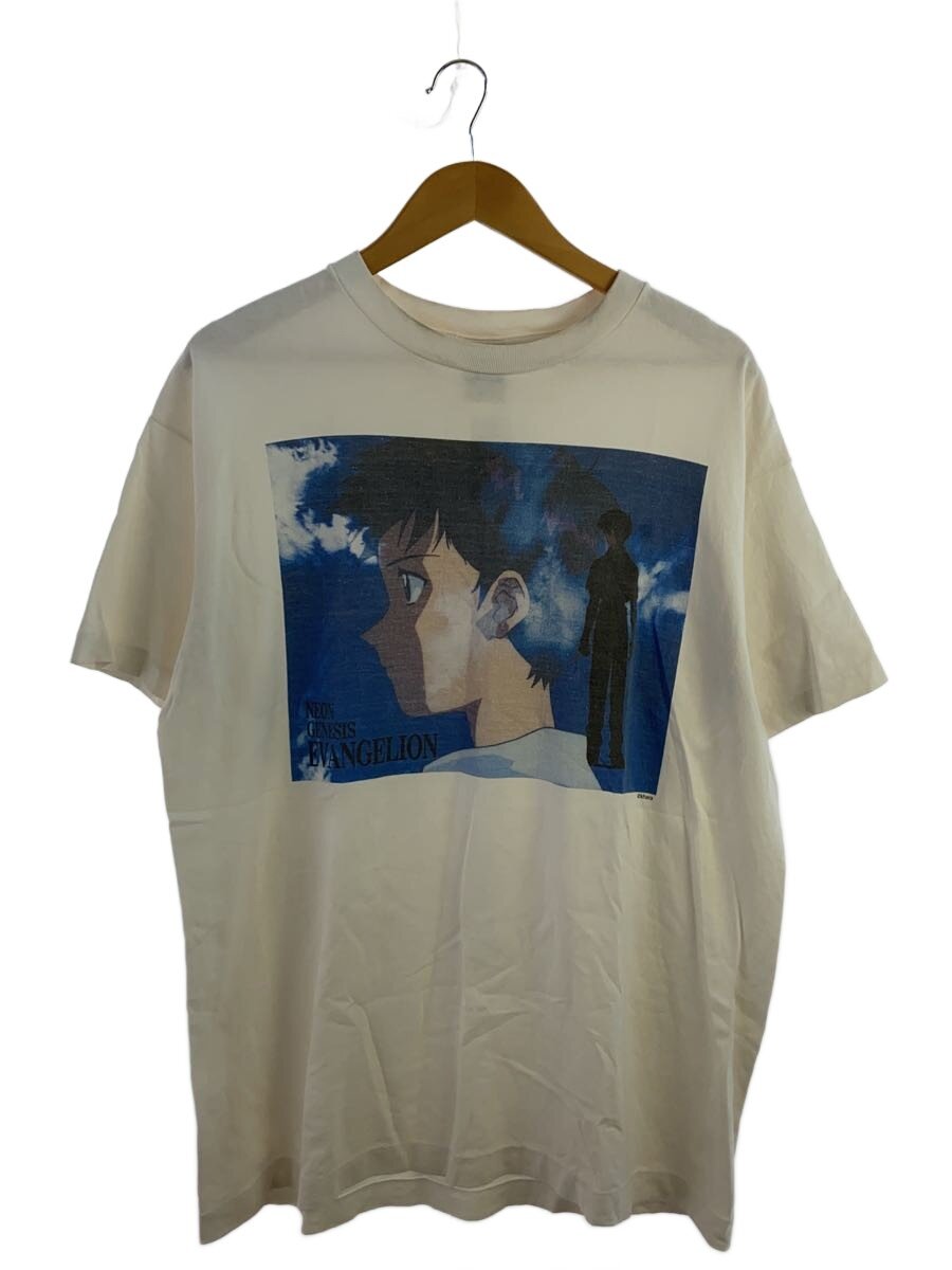 【中古】SAINT MICHAEL◆EV SS TEE/SHINJI/プルオーバー/L/綿織物/WHT/SM-YS8-0000-C25//【メンズウェア】