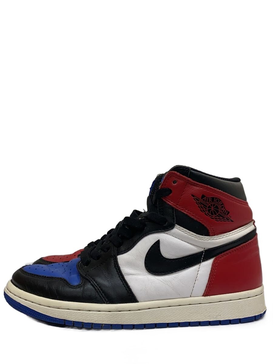 【中古】NIKE◆AIR JORDAN 1 RETRO HIGH OG/エアジョーダン1レトロハイ/黒いこと/25珊/BLK【シューズ】