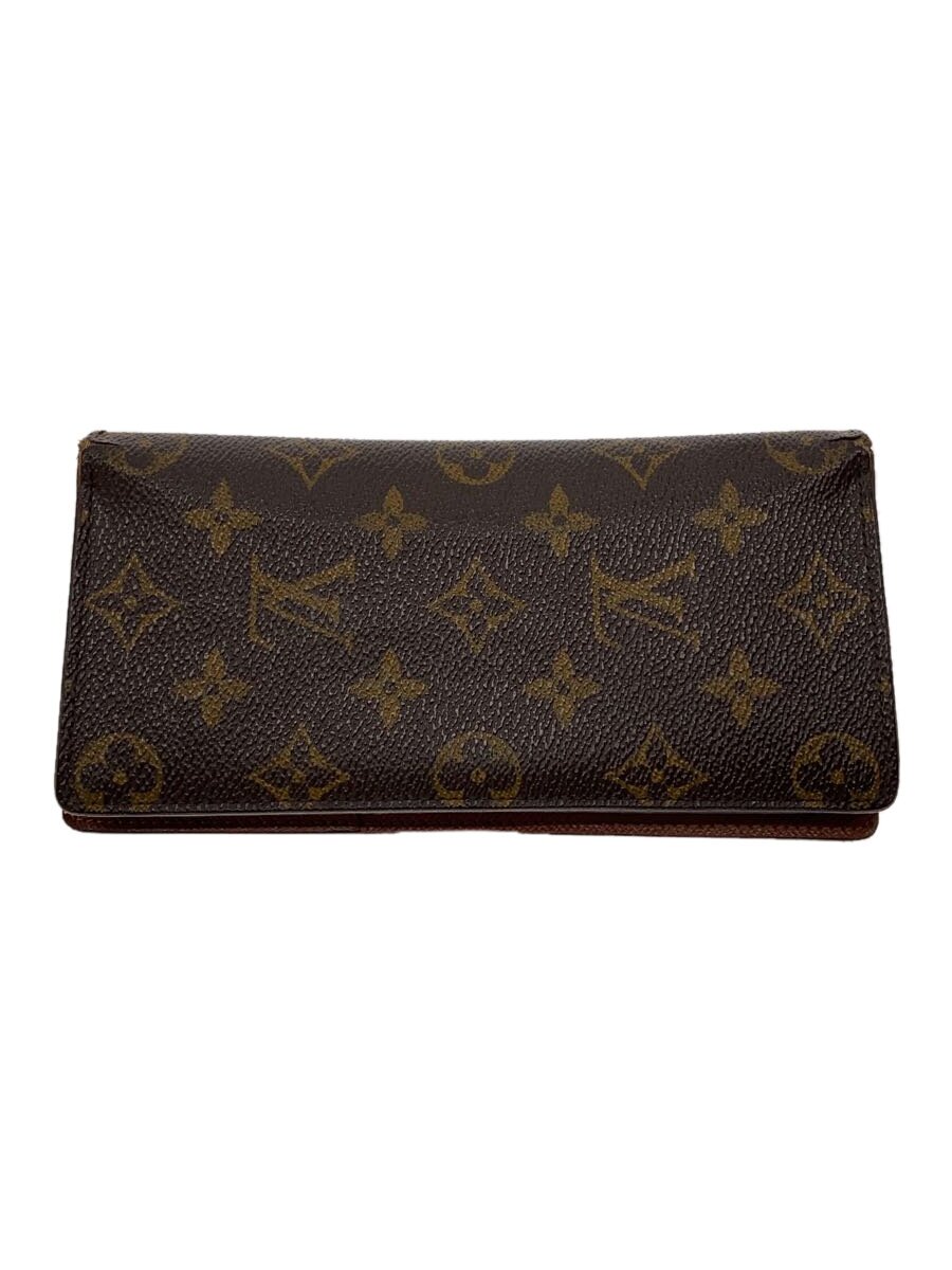 【中古】LOUIS VUITTON◆ポルト・フォイユ・ブラザ_モノグラム・キャンバス_BRW/PVC/BRW/レディース【服飾雑貨他】｜2ｎｄ STREET 店 8,745円